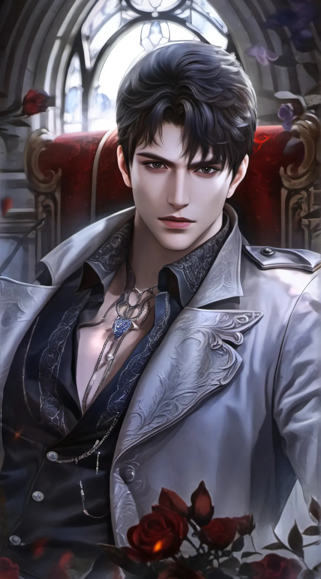 ai character: Alexander  background