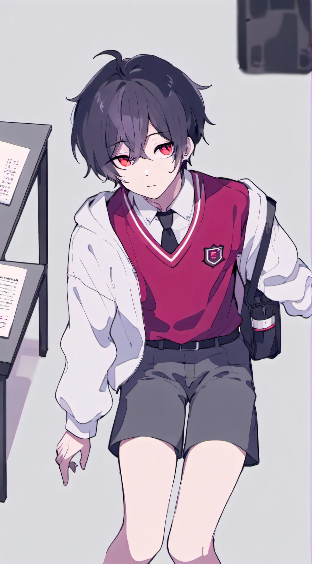 ai character: mha background