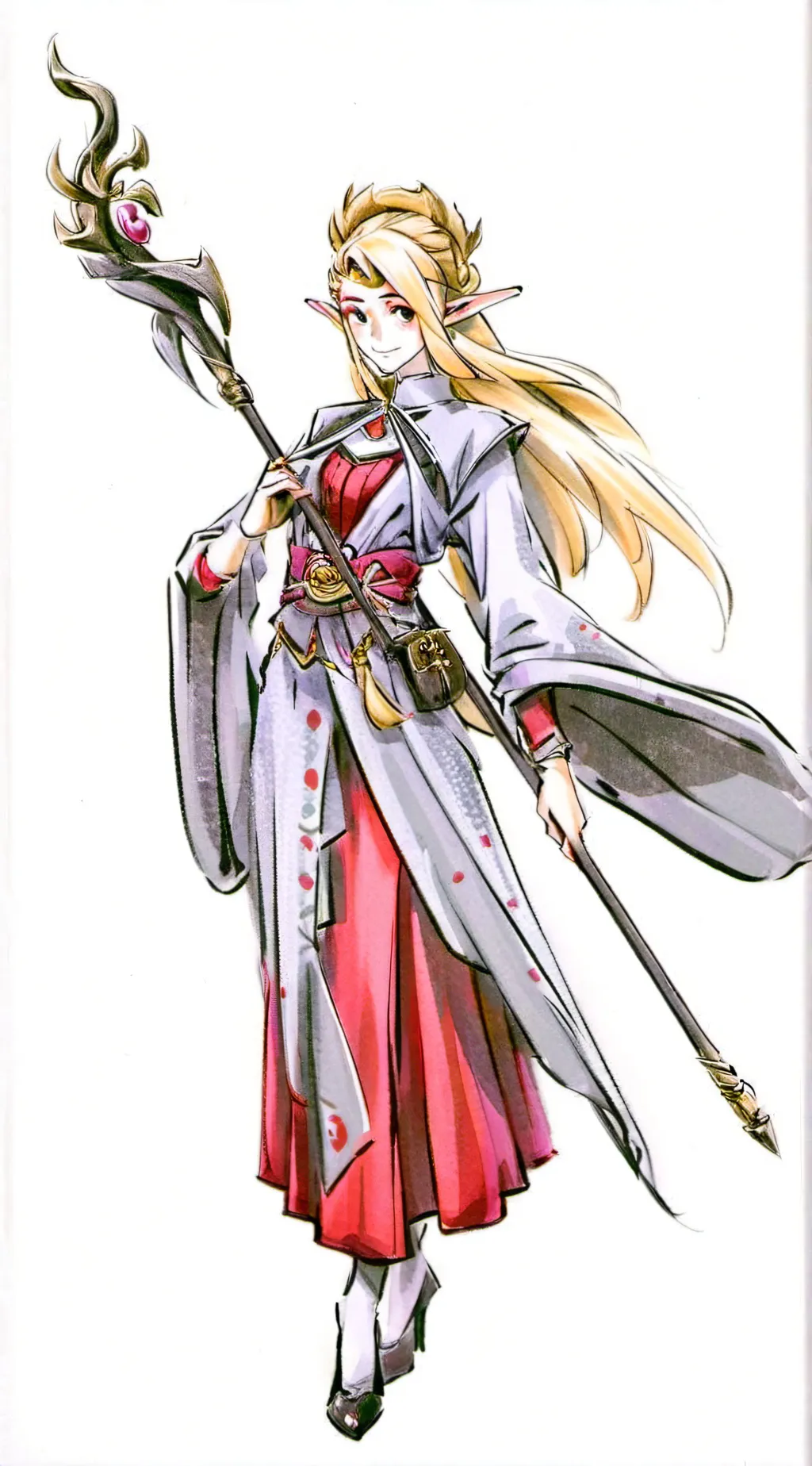 ai character: Aurora background