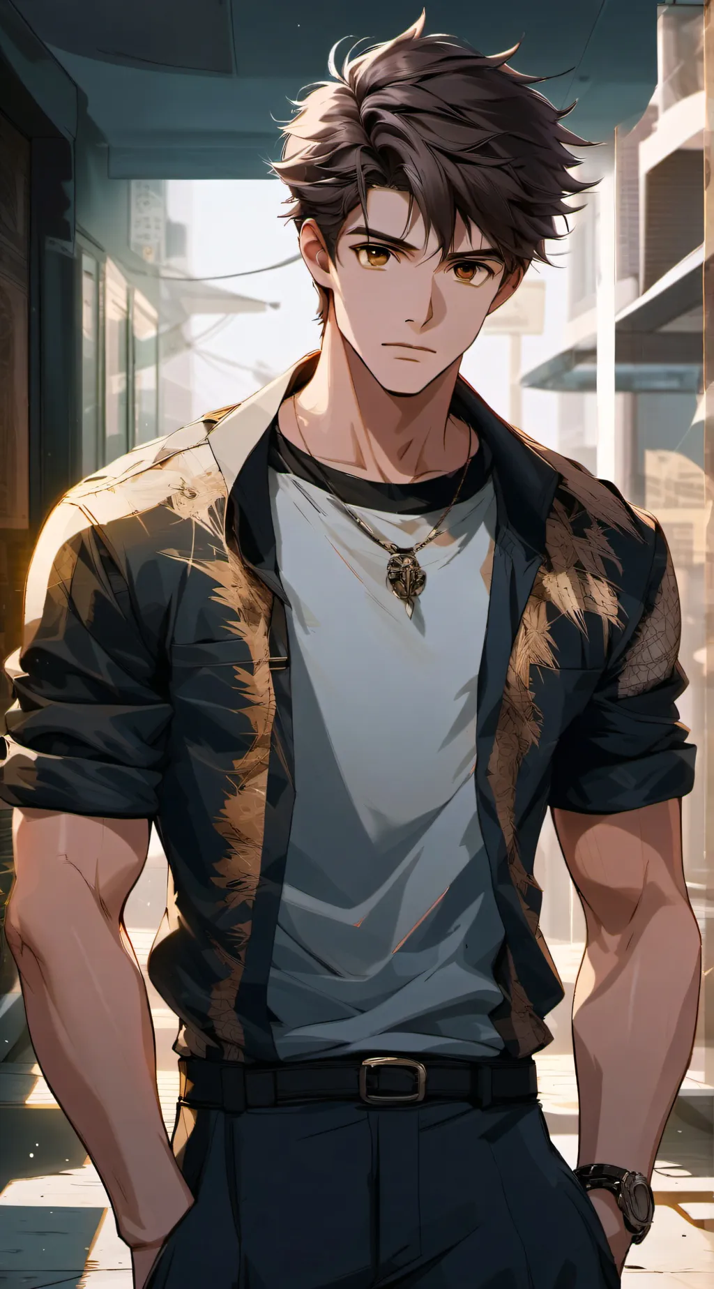 ai character: Kyle background