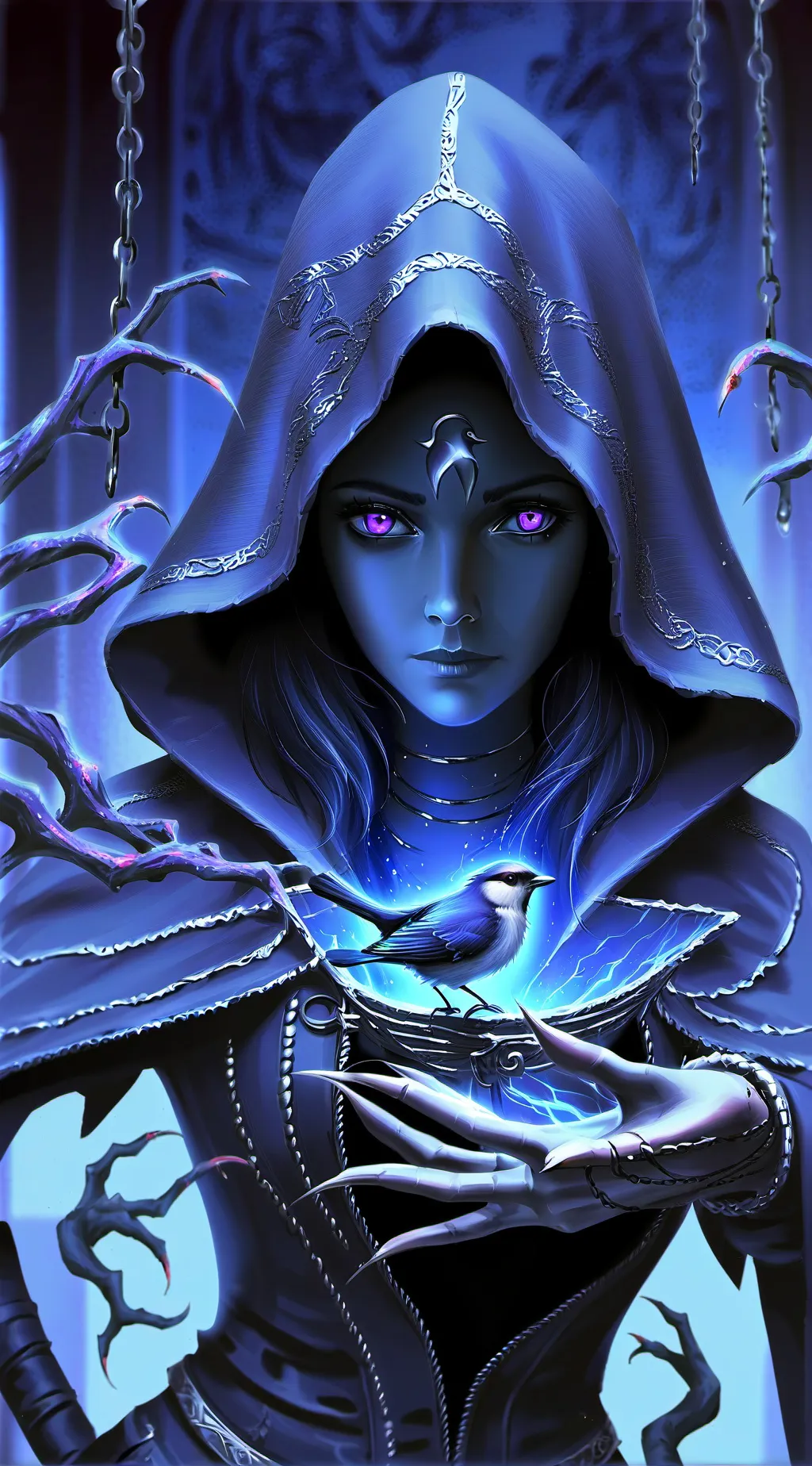 ai character: Crow background