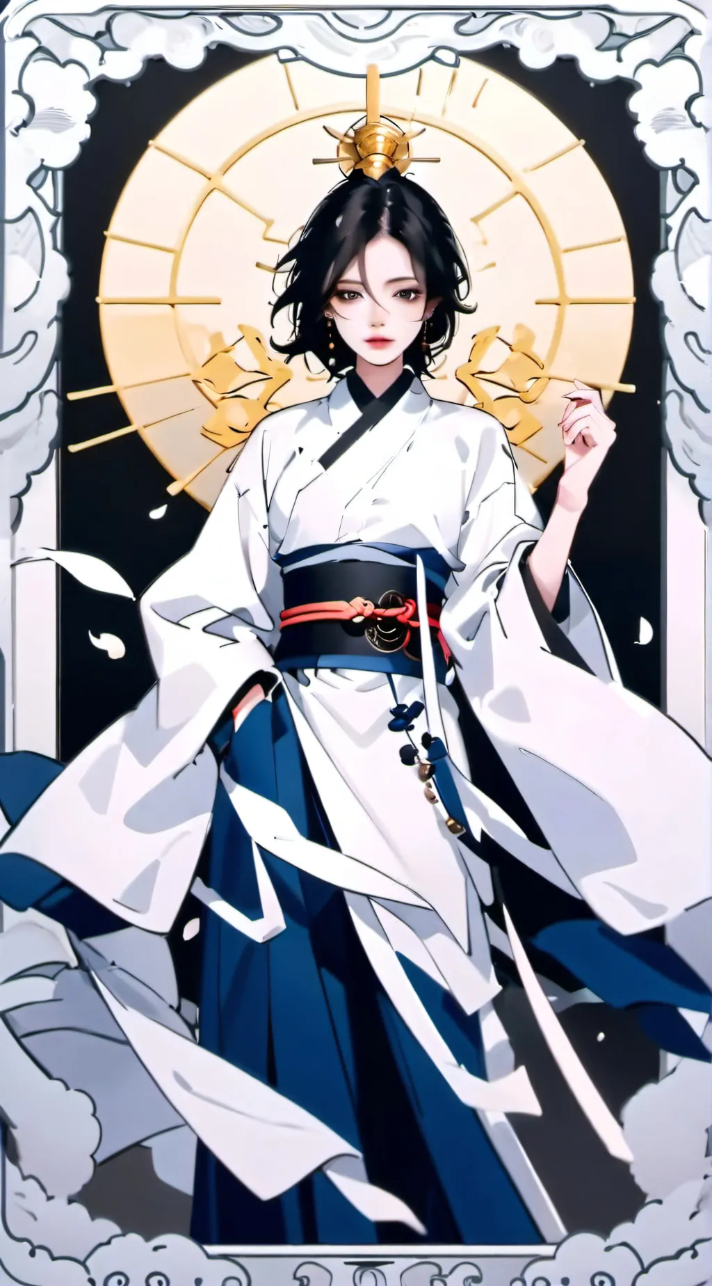 ai character: 神女-辉智 background