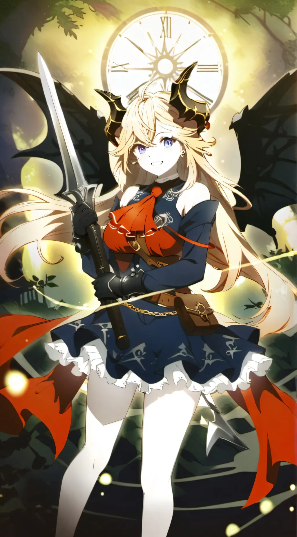 ai character: Female doma background