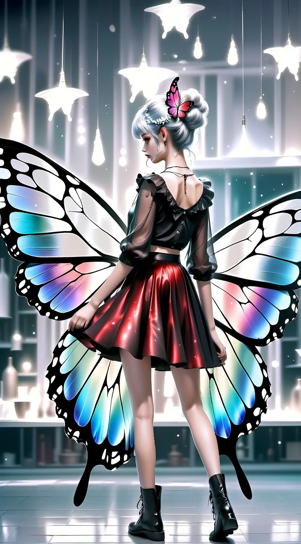 ai character: Mina  background