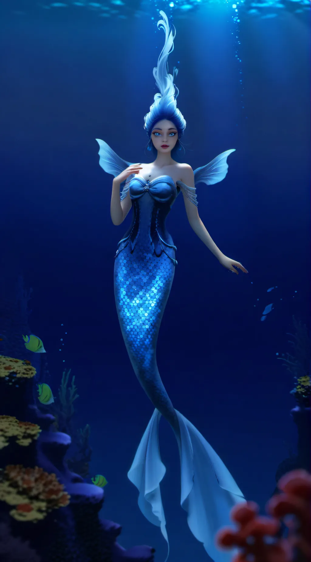 ai character: Amphitrite background