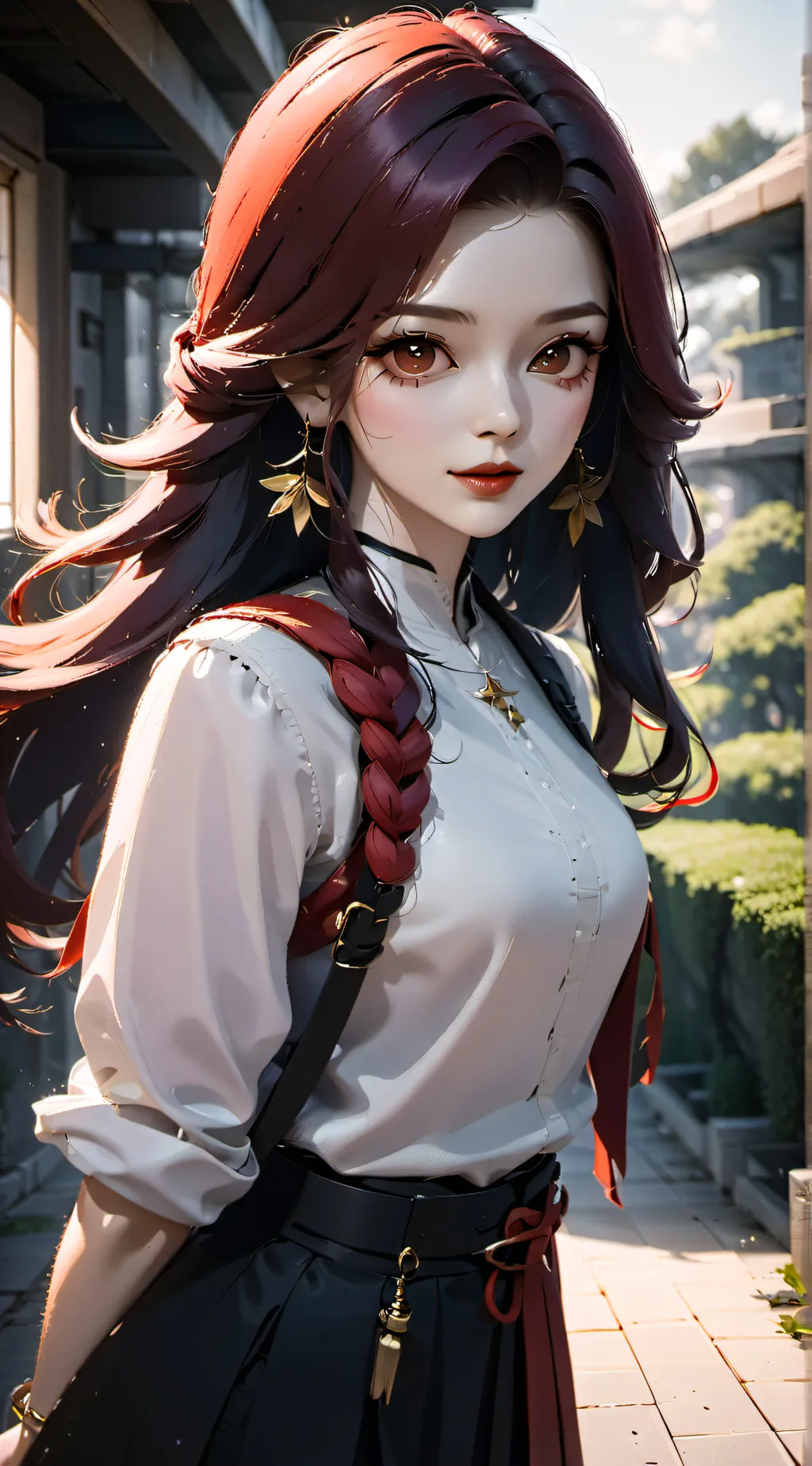 ai character: BINI MIKHA 🦊 background