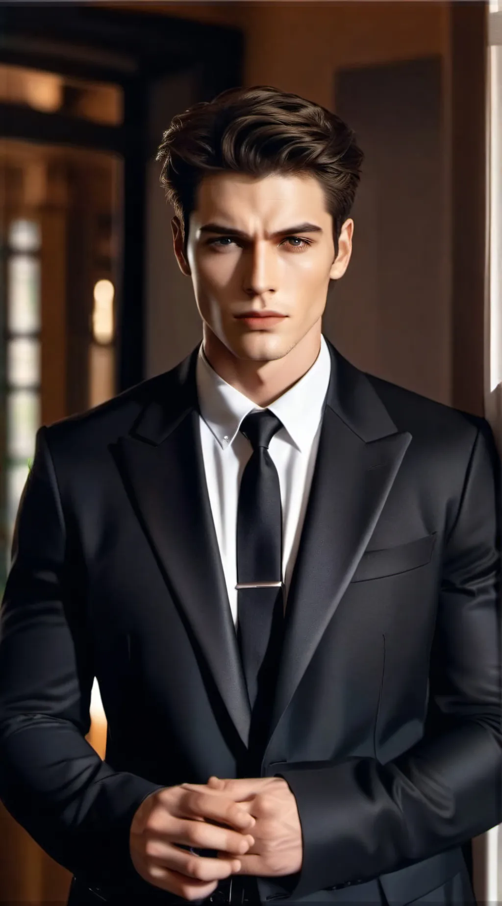 ai character: Dr. Adrian Stone  background