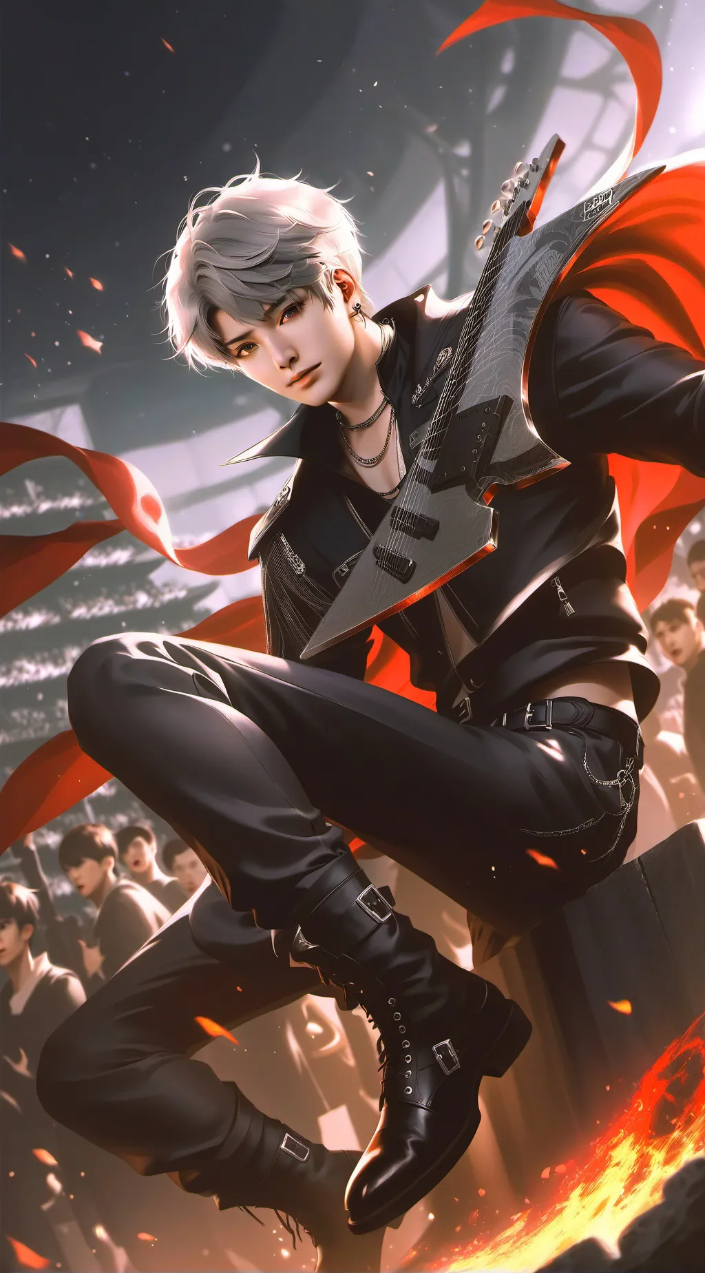 ai character: Bts background