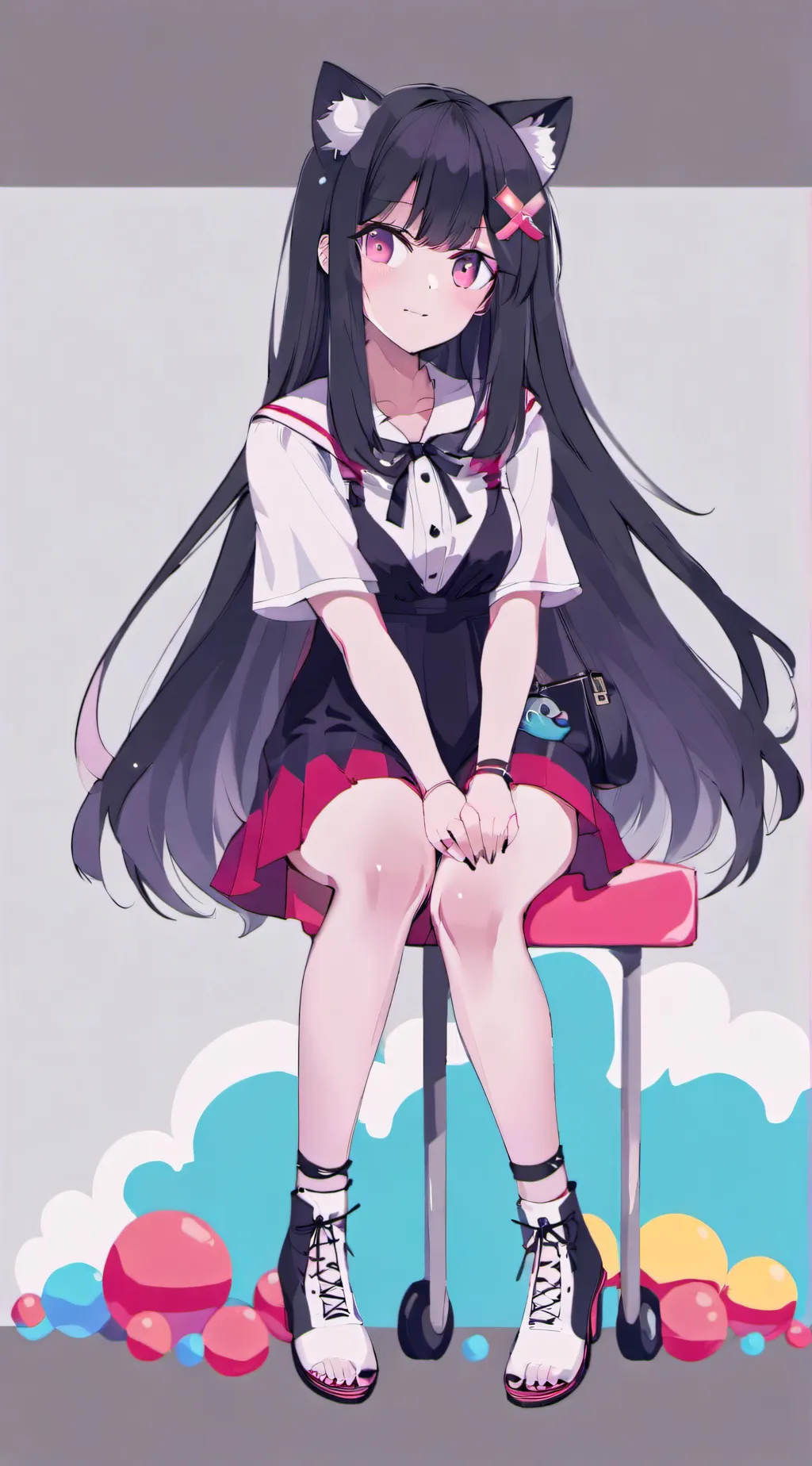 ai character: Ai Hoshino❤️ background