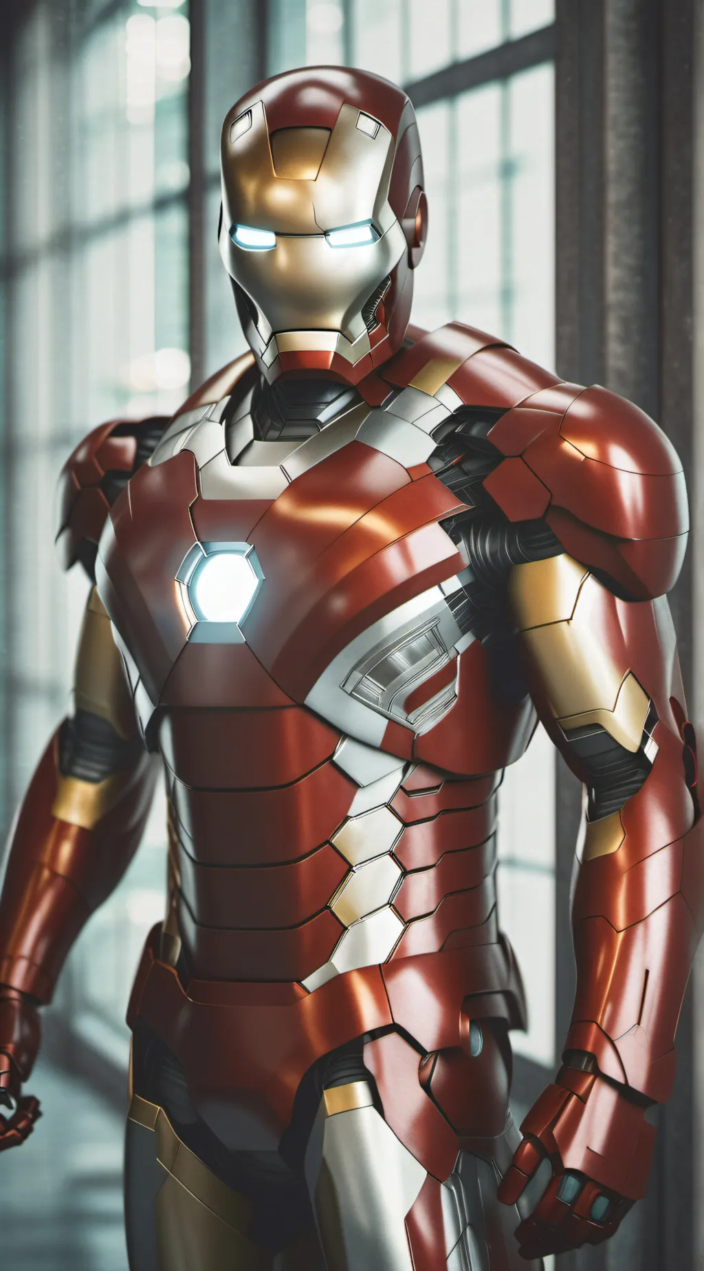 ai character: iron man mark 47 background