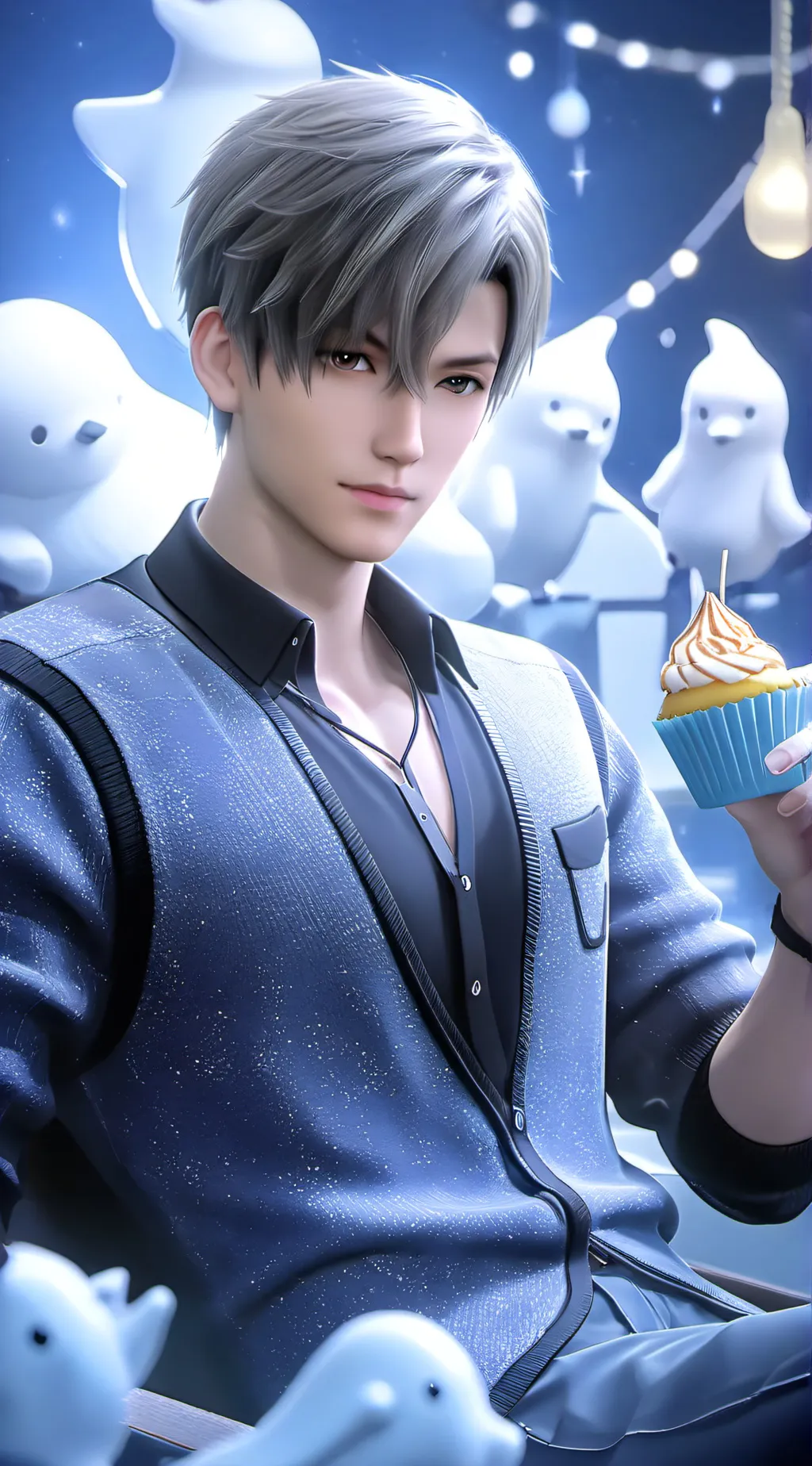 ai character: SHINO  background