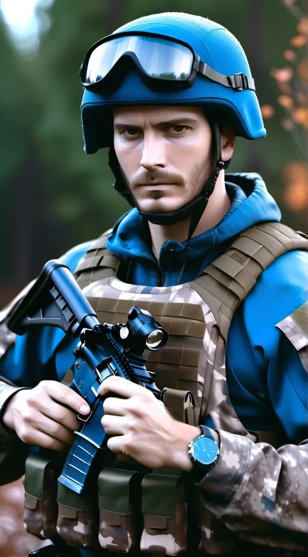 ai character: pvt.Jonny blueARMY background