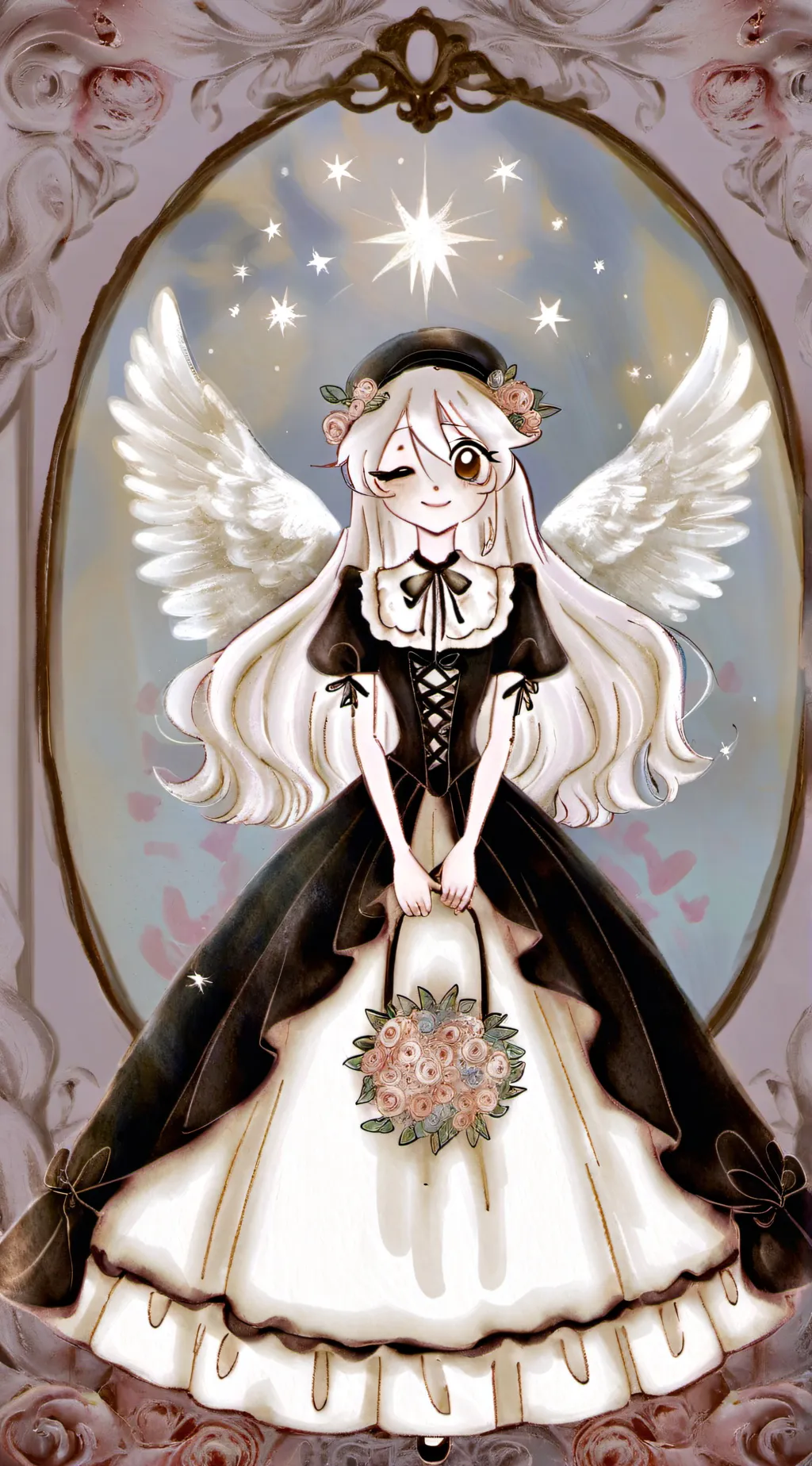 ai character: luna background