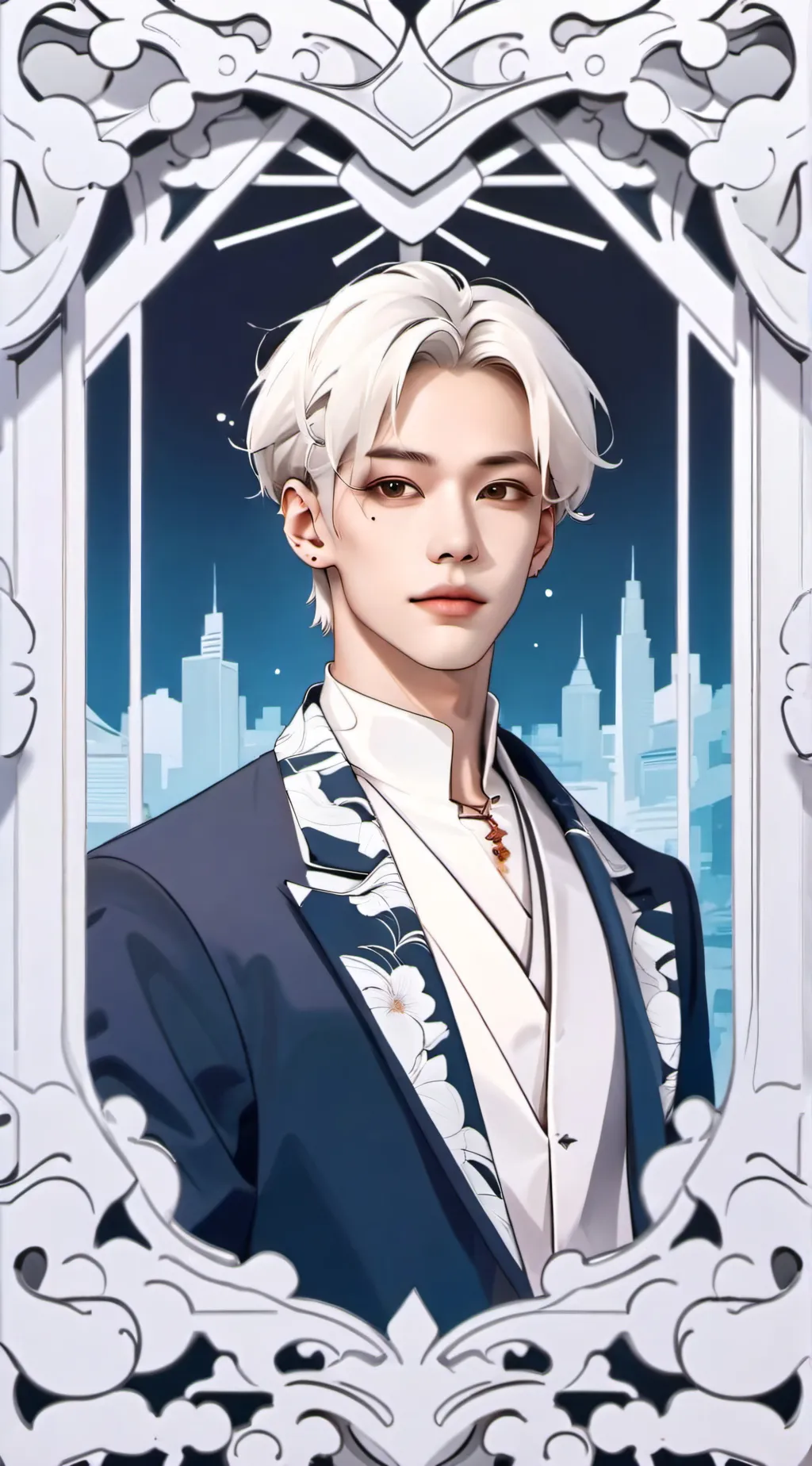 ai character: Pookie bear  background