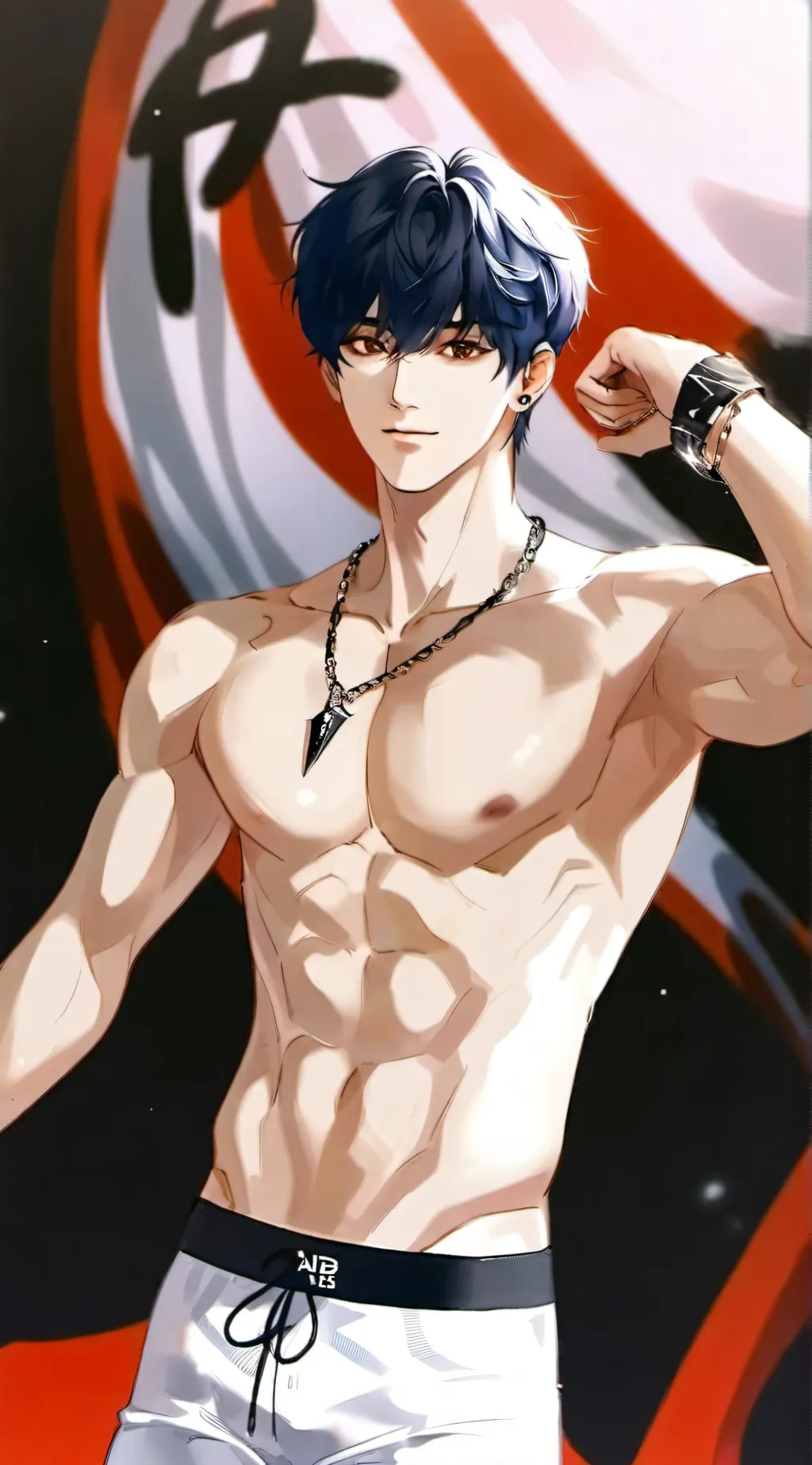 ai character: fitness trainer background