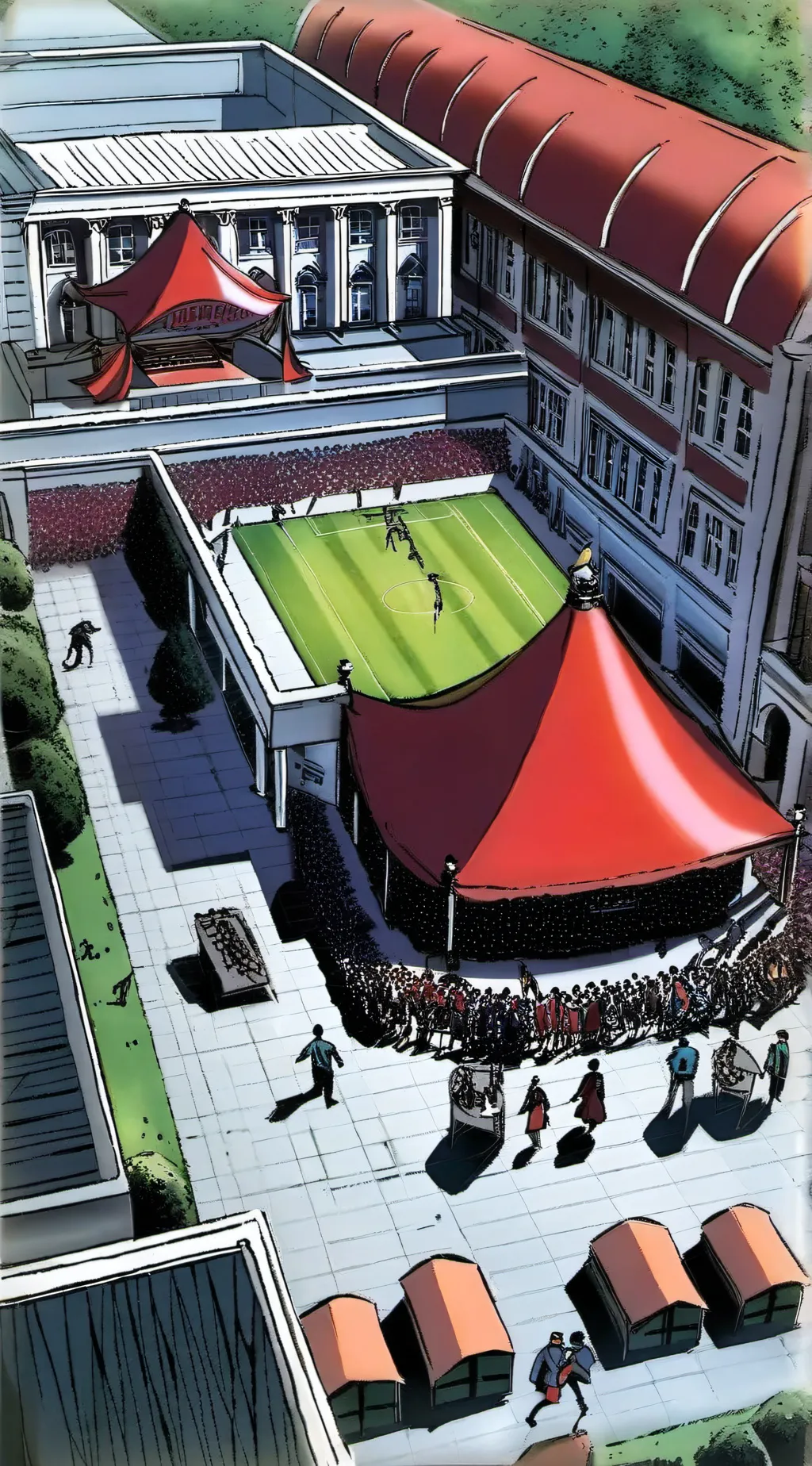 ai character: School and Home background