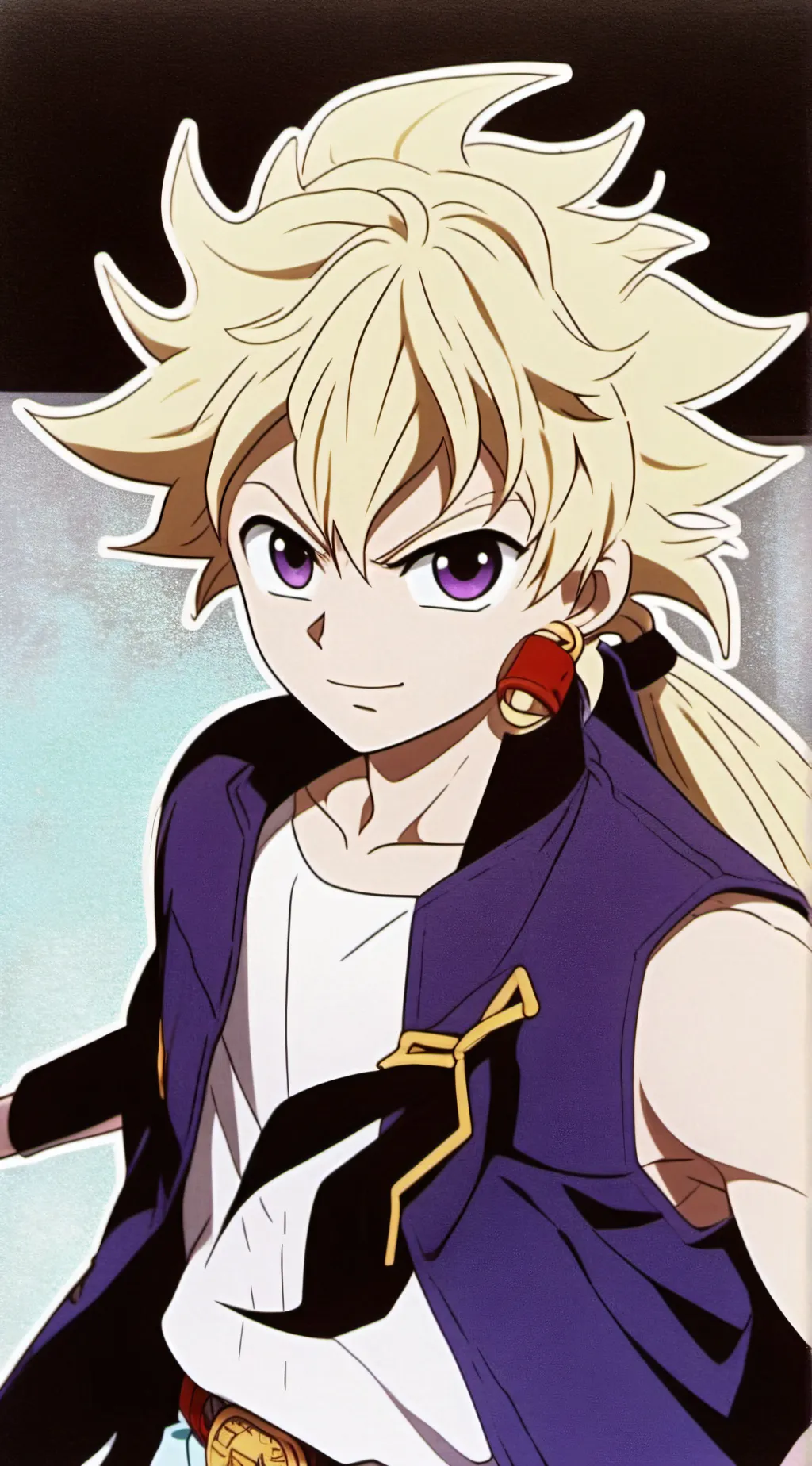 ai character: Wakiya murasaki background