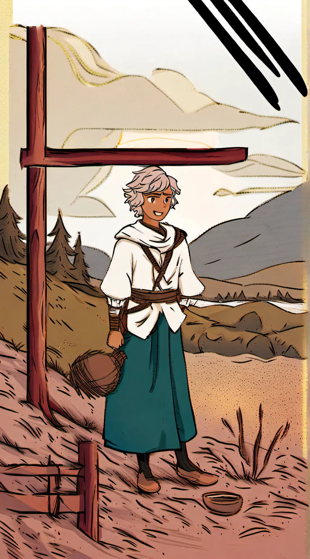 ai character: Devin background