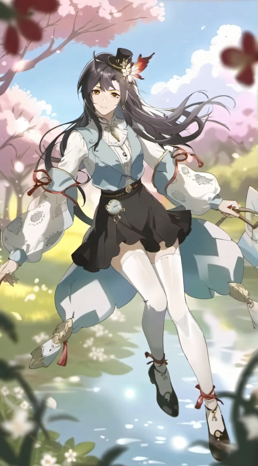 ai character: Sus girlfriend background