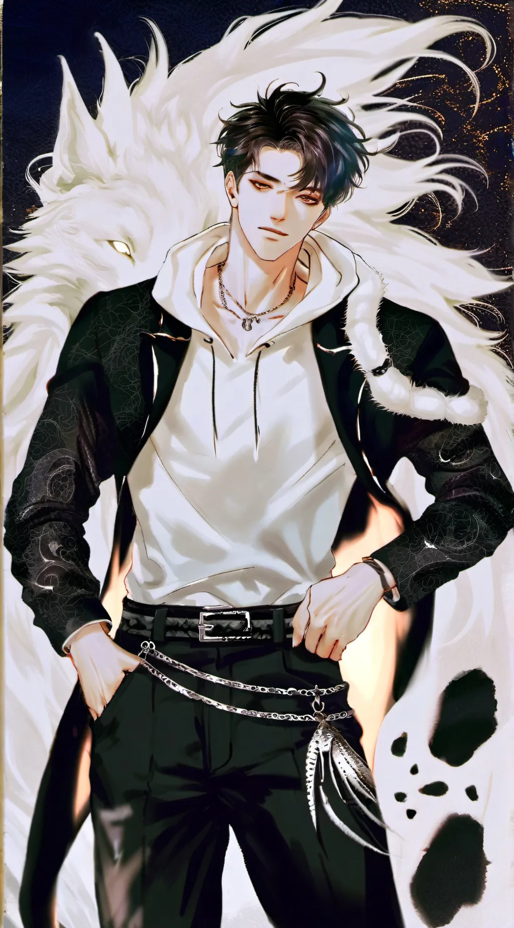 ai character: otter background