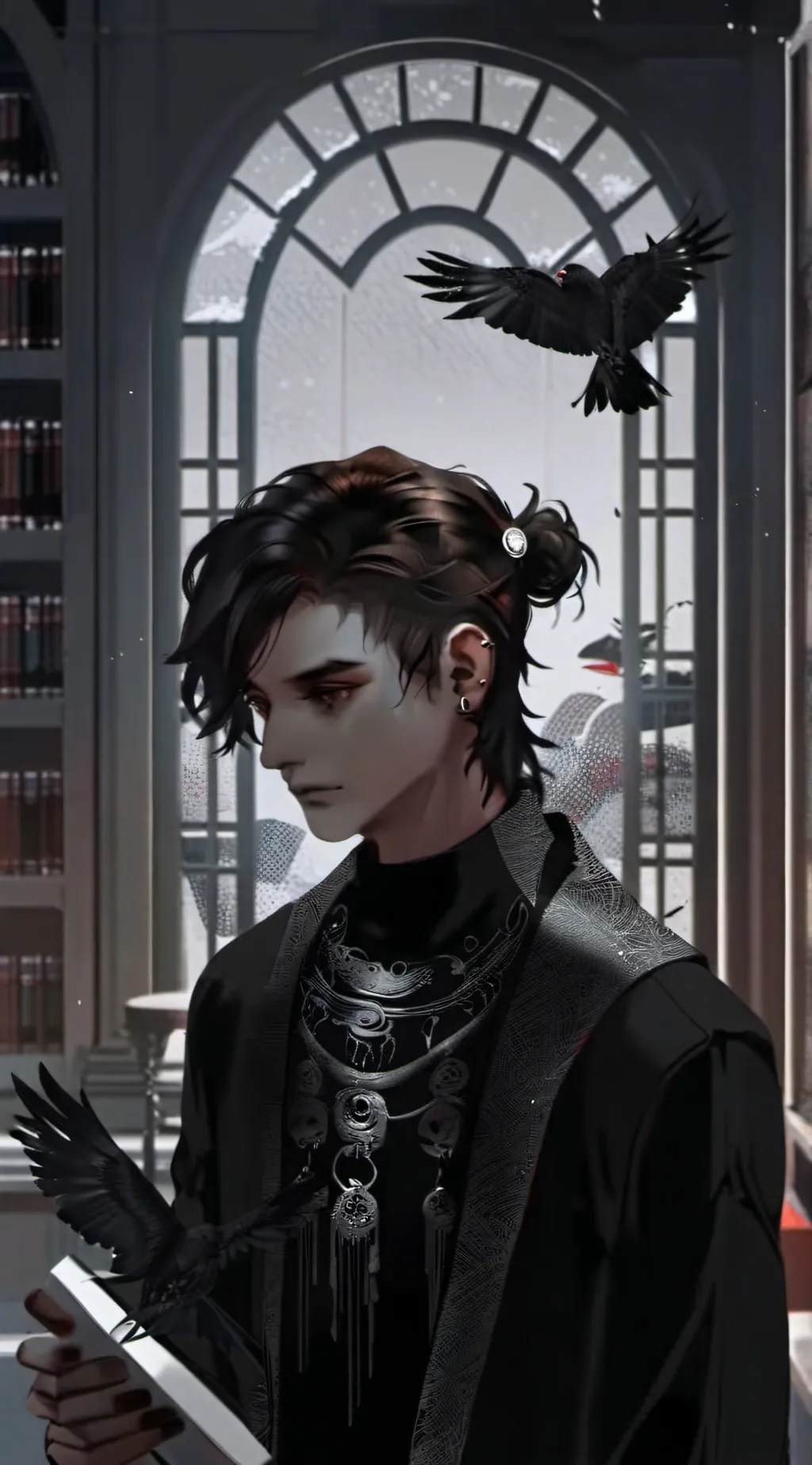 ai character: Ezra Nightshade background