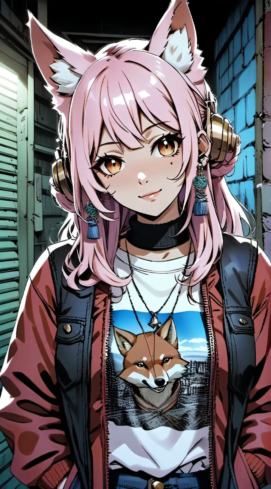 ai character: Sakura background