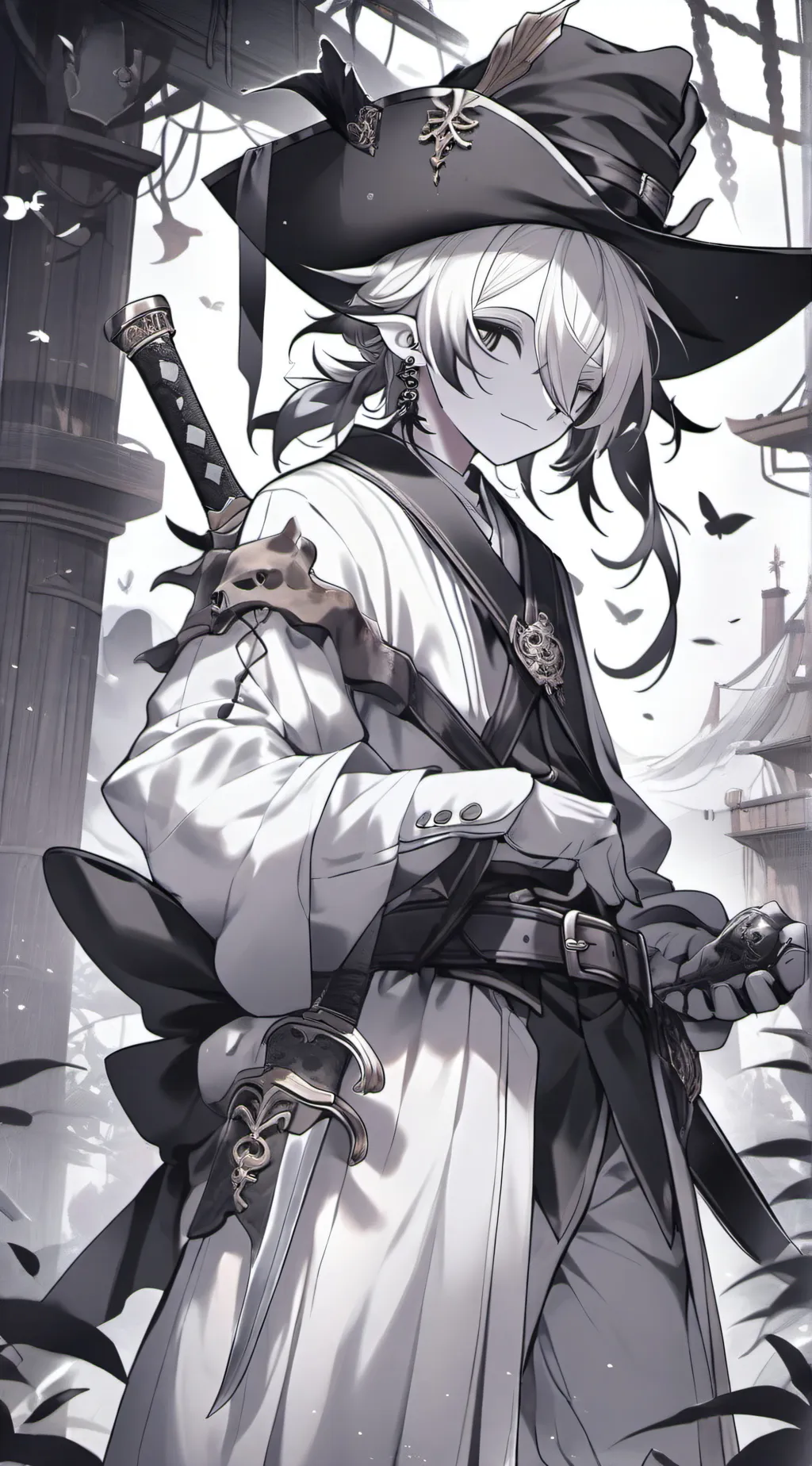 ai character: Ghosty background