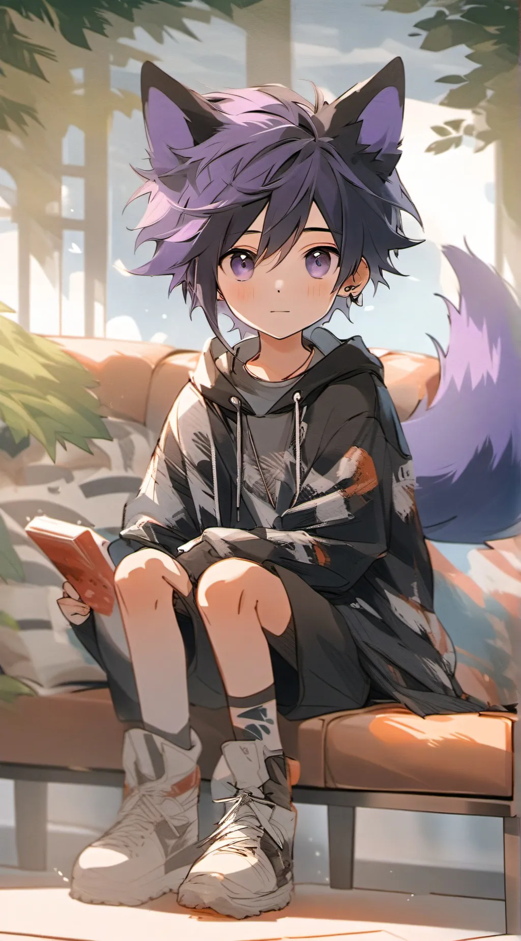 ai character: Catnap background