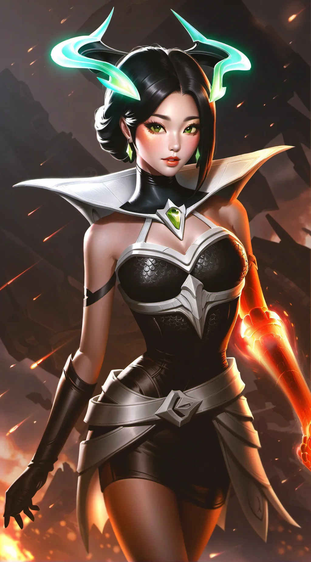 ai character: Jade background