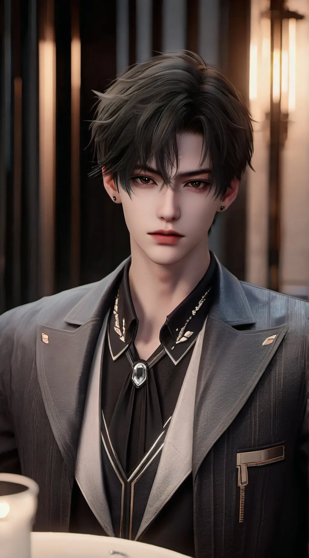 ai character: 博启珩 background