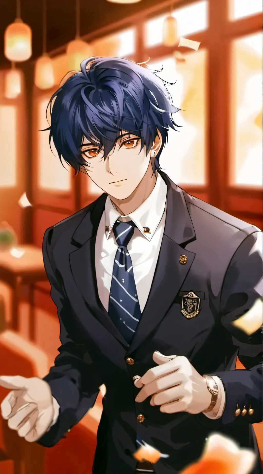 ai character: Chris  background