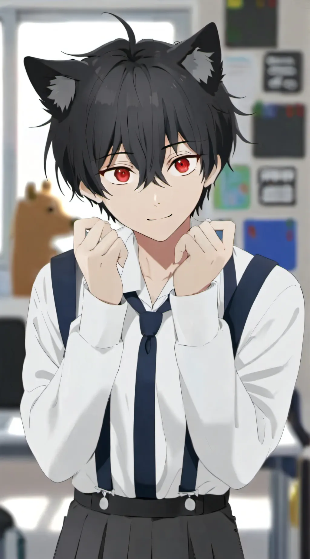 ai character: 🍓🫐🪻zack🪻🫐🍓 background