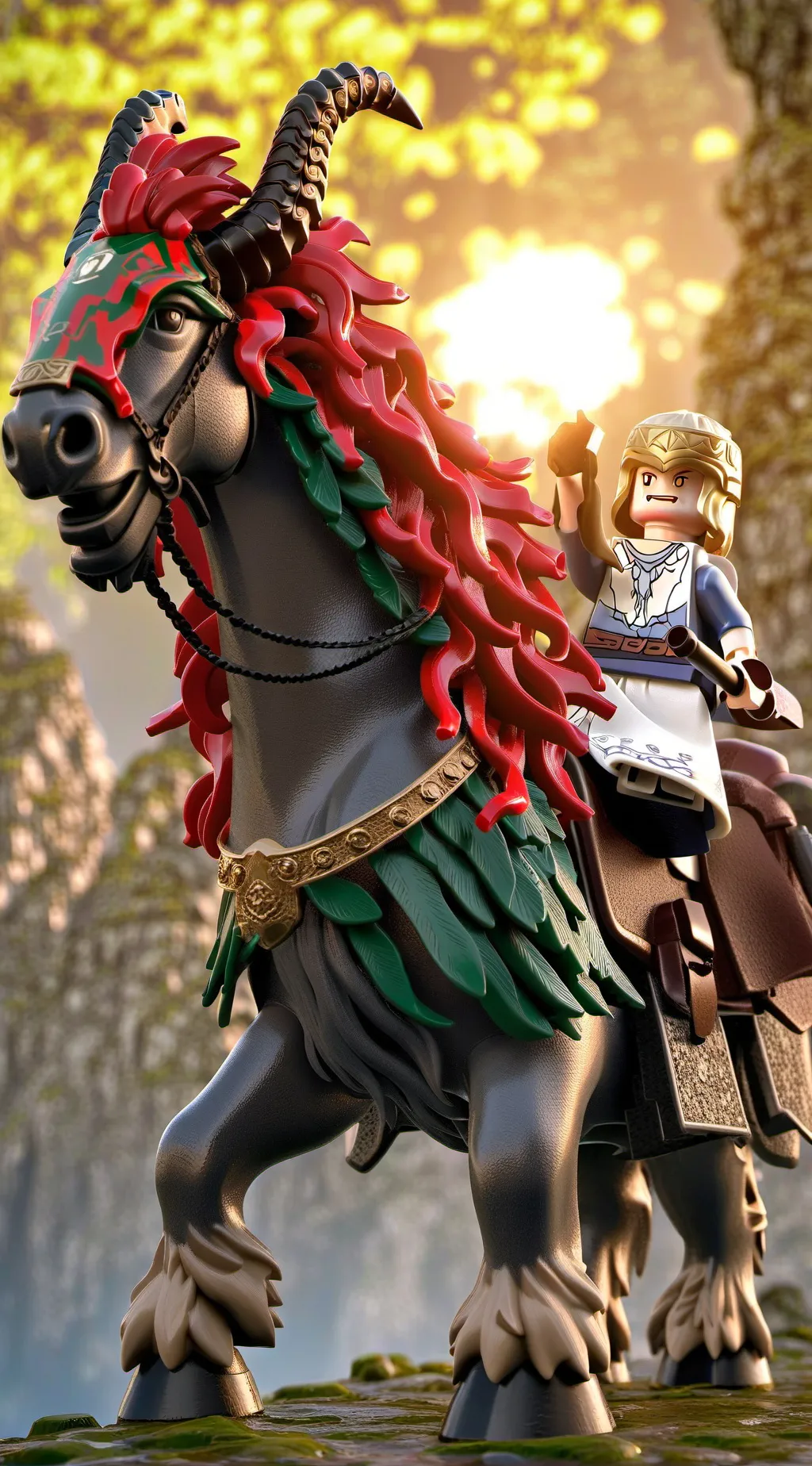 ai character: Lego Frends  background