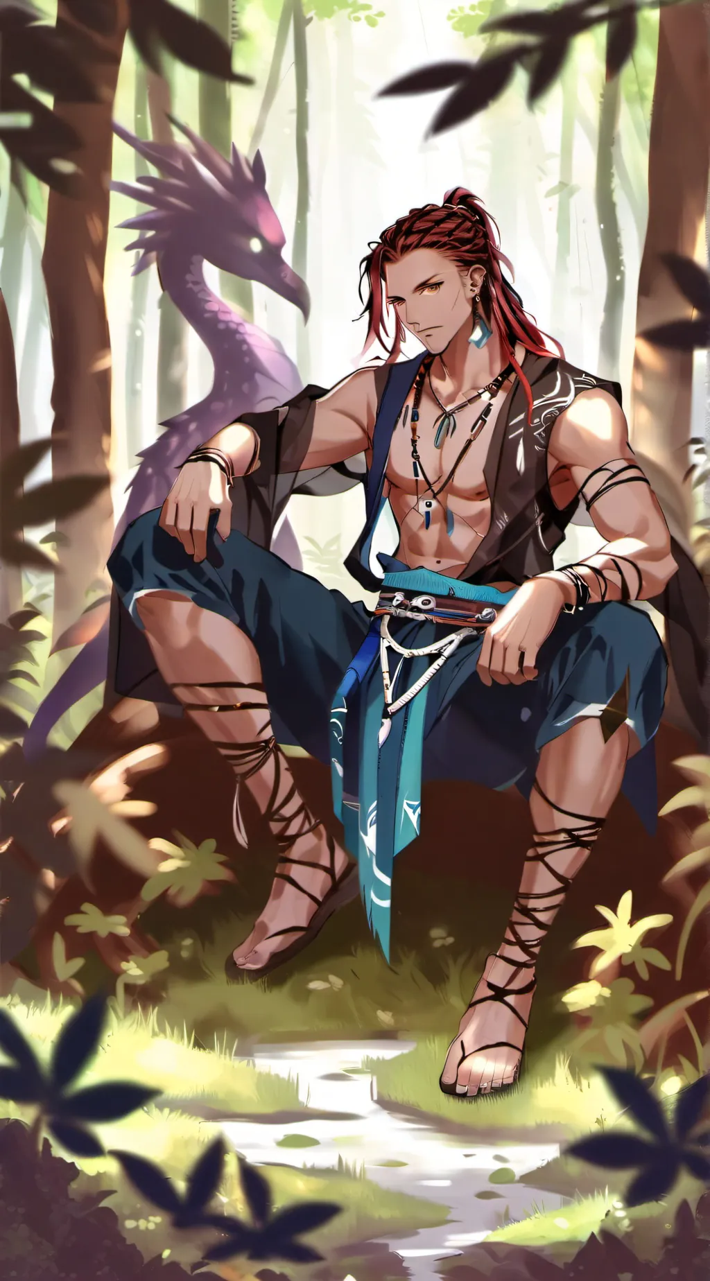 ai character: Knox background