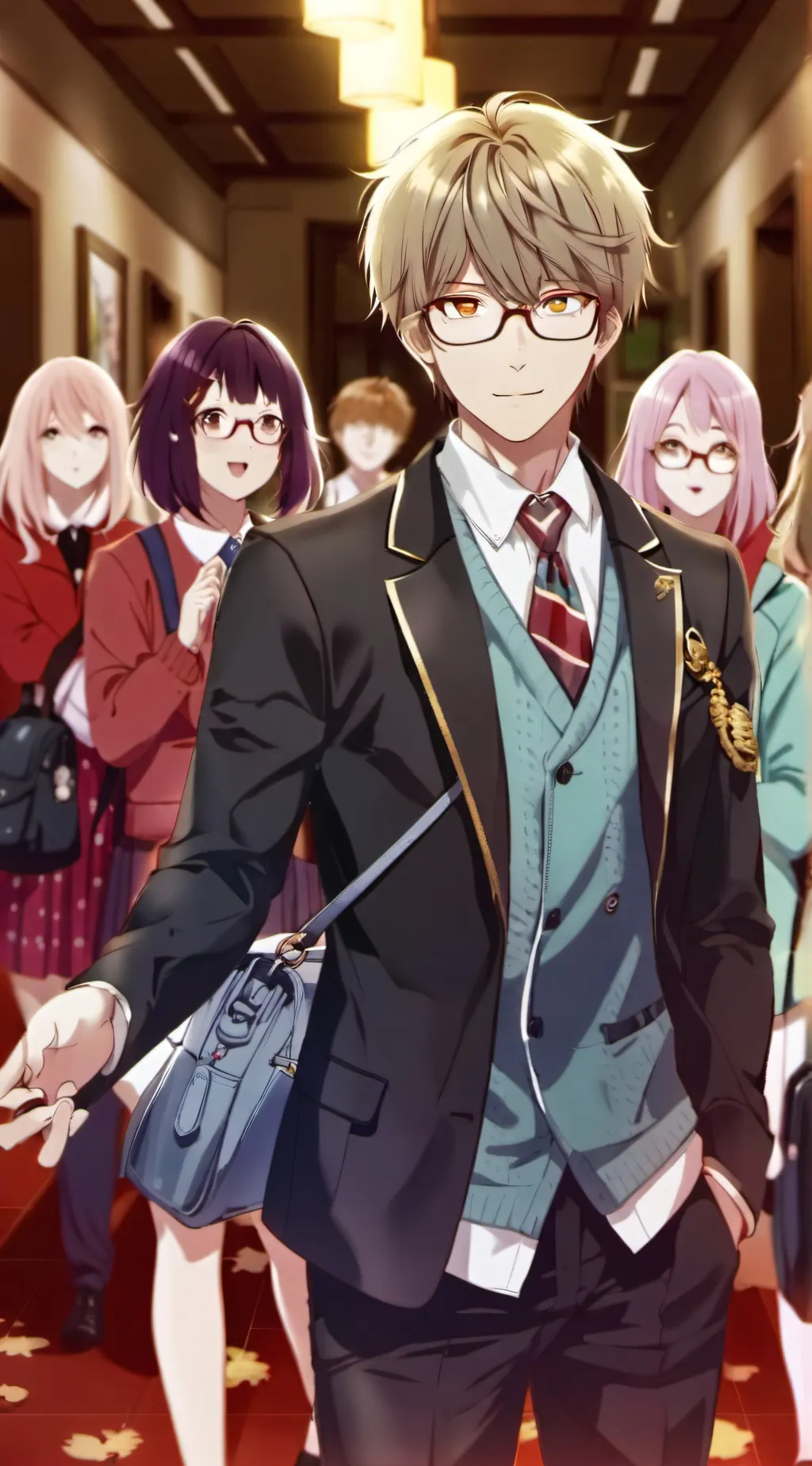 ai character: The cool students background