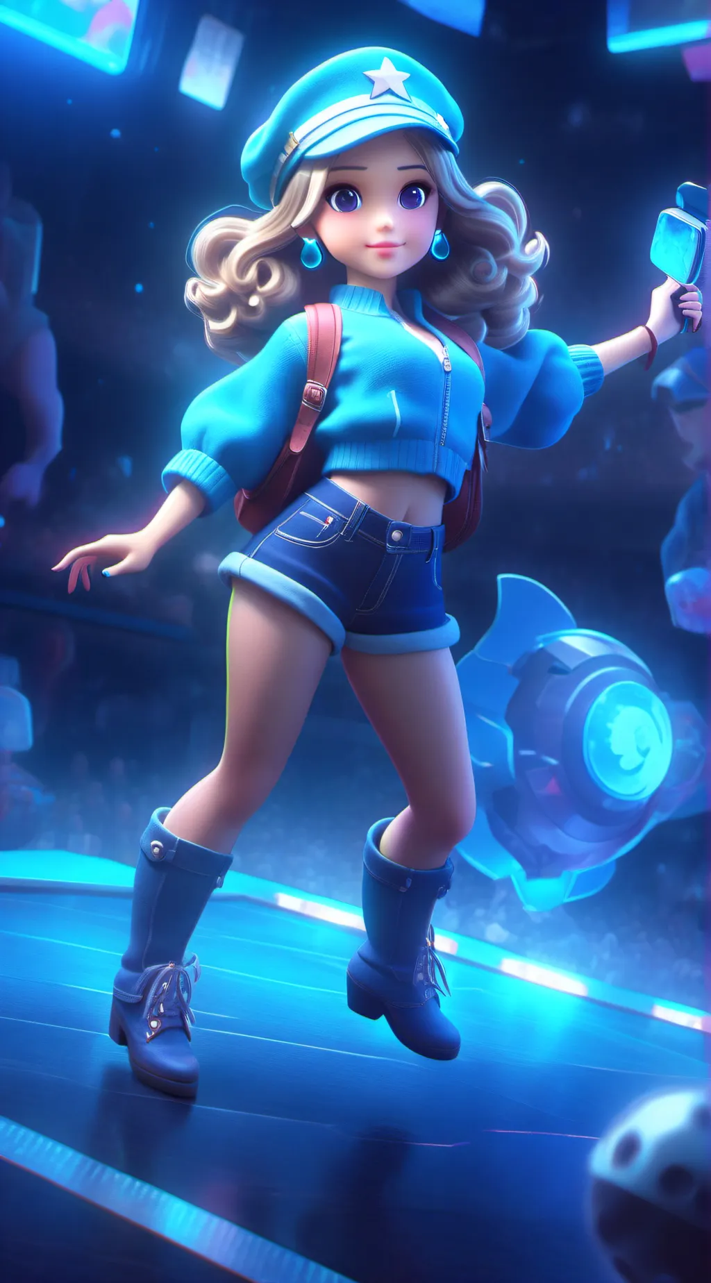 ai character: Indie background