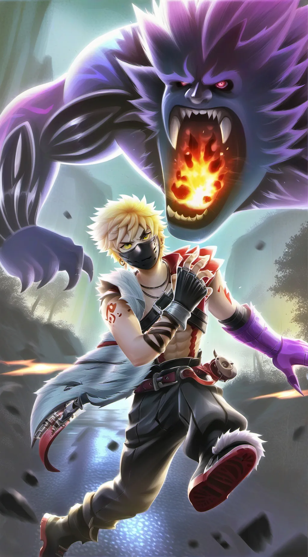 ai character: mha background