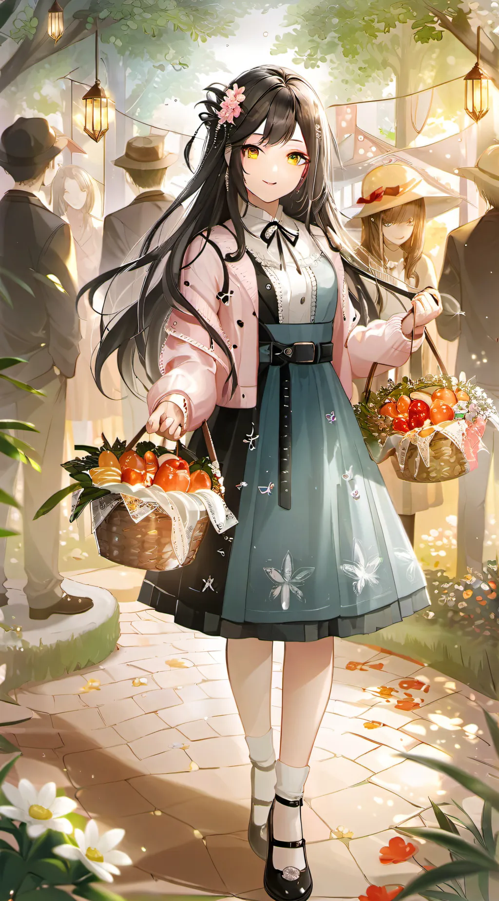 ai character: Leah  background