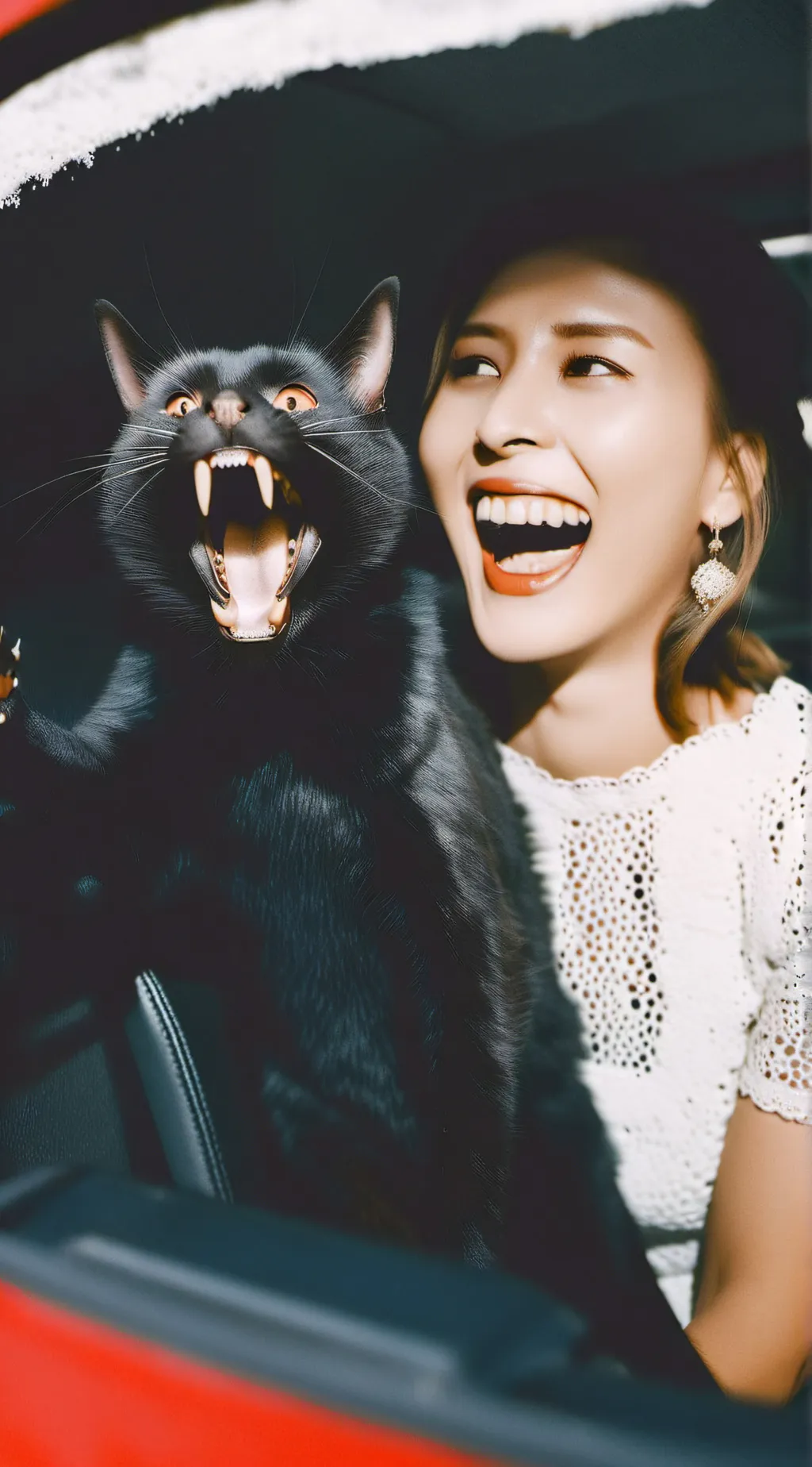 ai character: kidnapped cat background