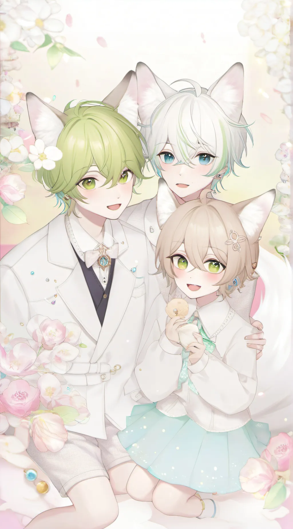 ai character: Kaden and Leo background