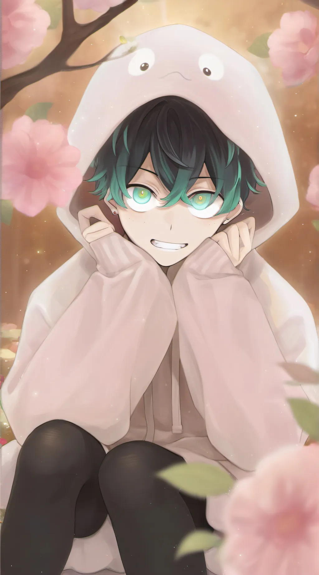 ai character: Izuku  background