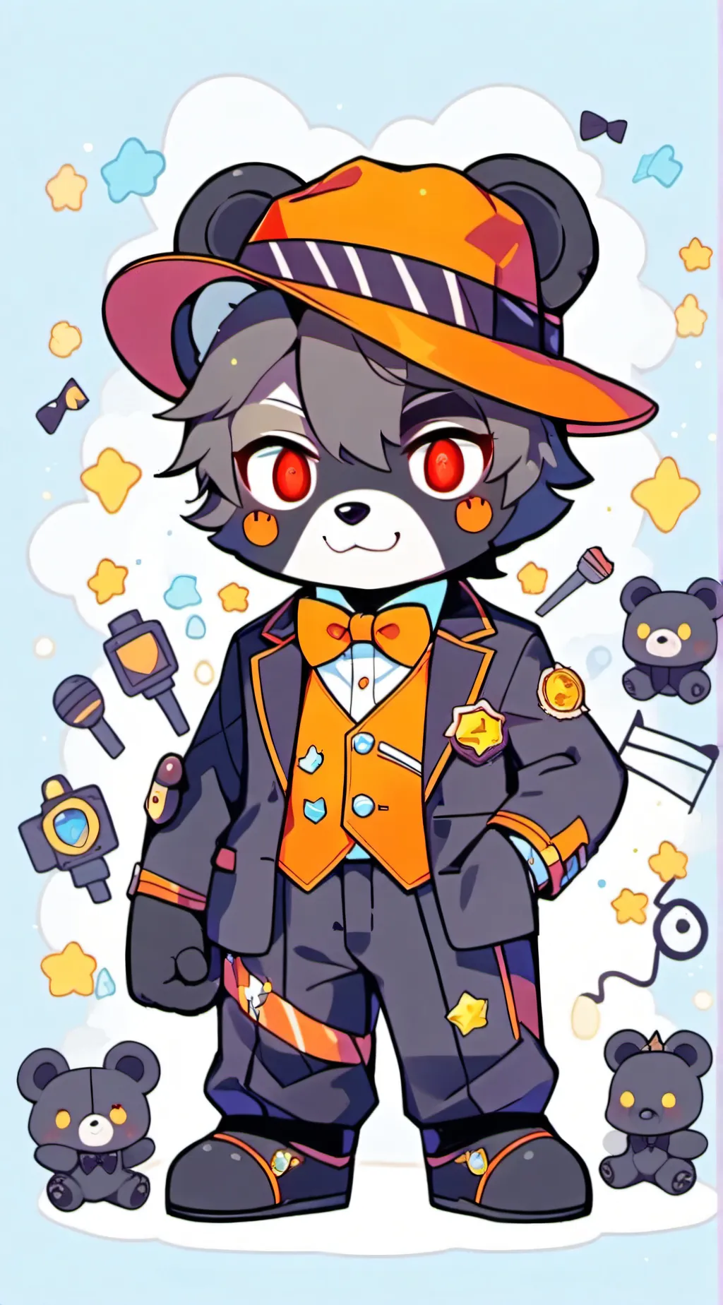 ai character: L. E. F. T. Y(E) background