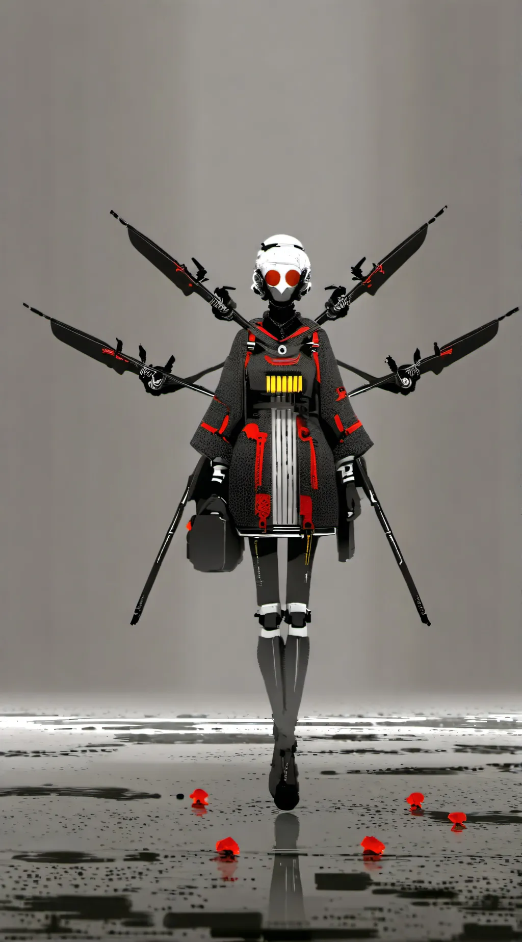 ai character: Murder drones background