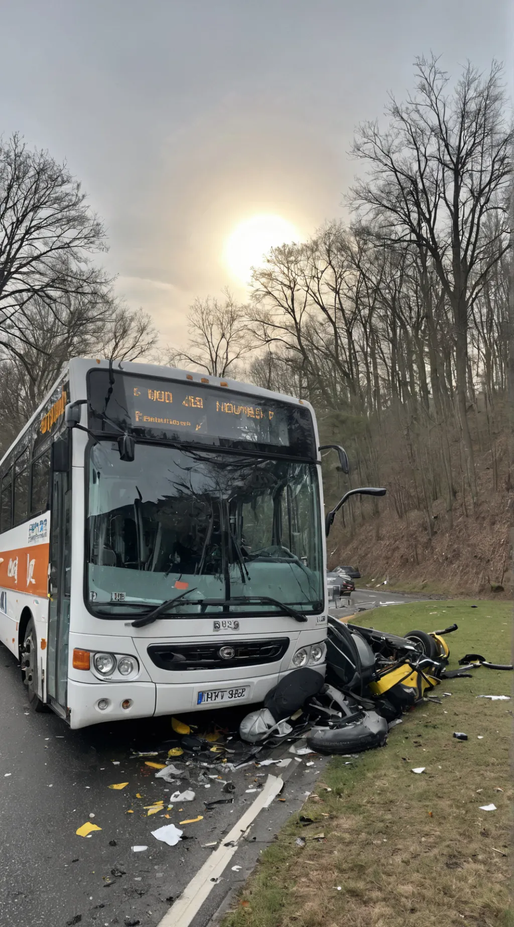 ai character: MHA Car Crash background