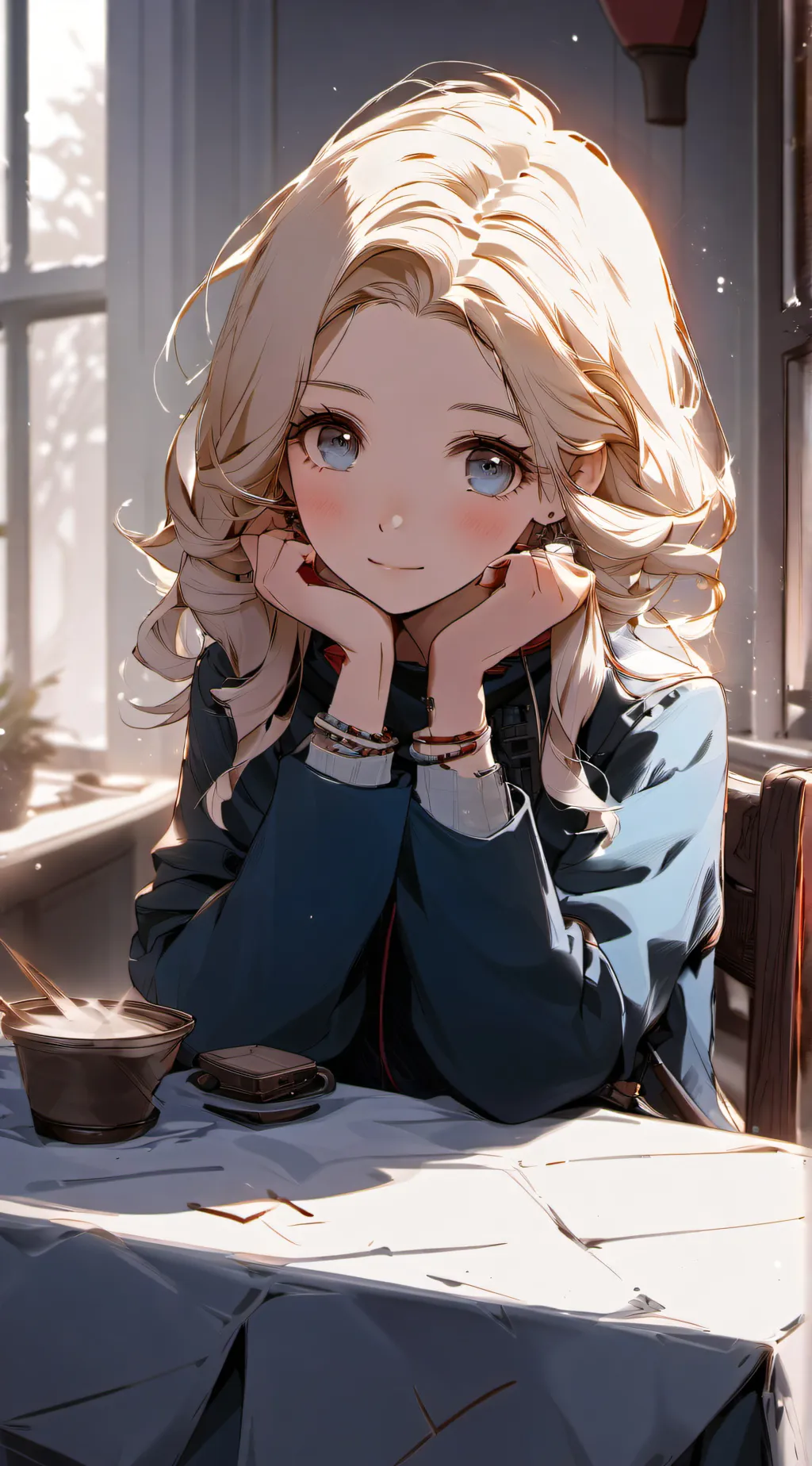 ai character: Ashley background