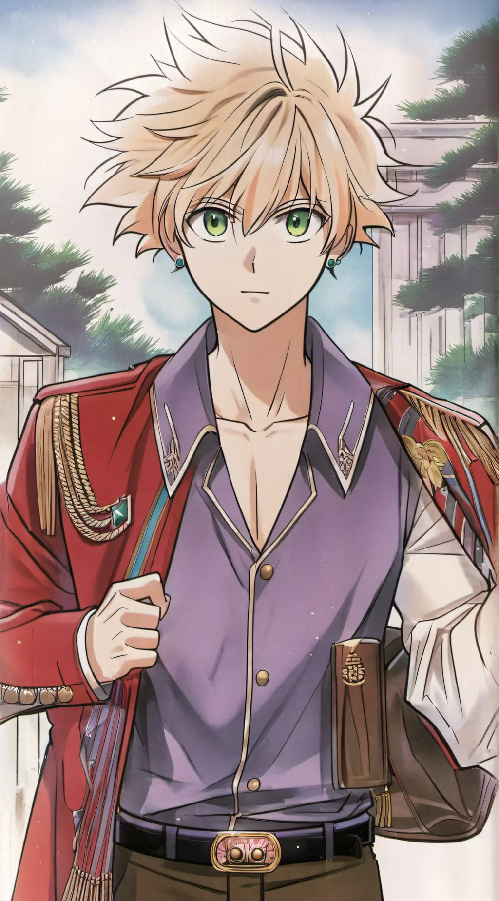 ai character: bakugo little sist background