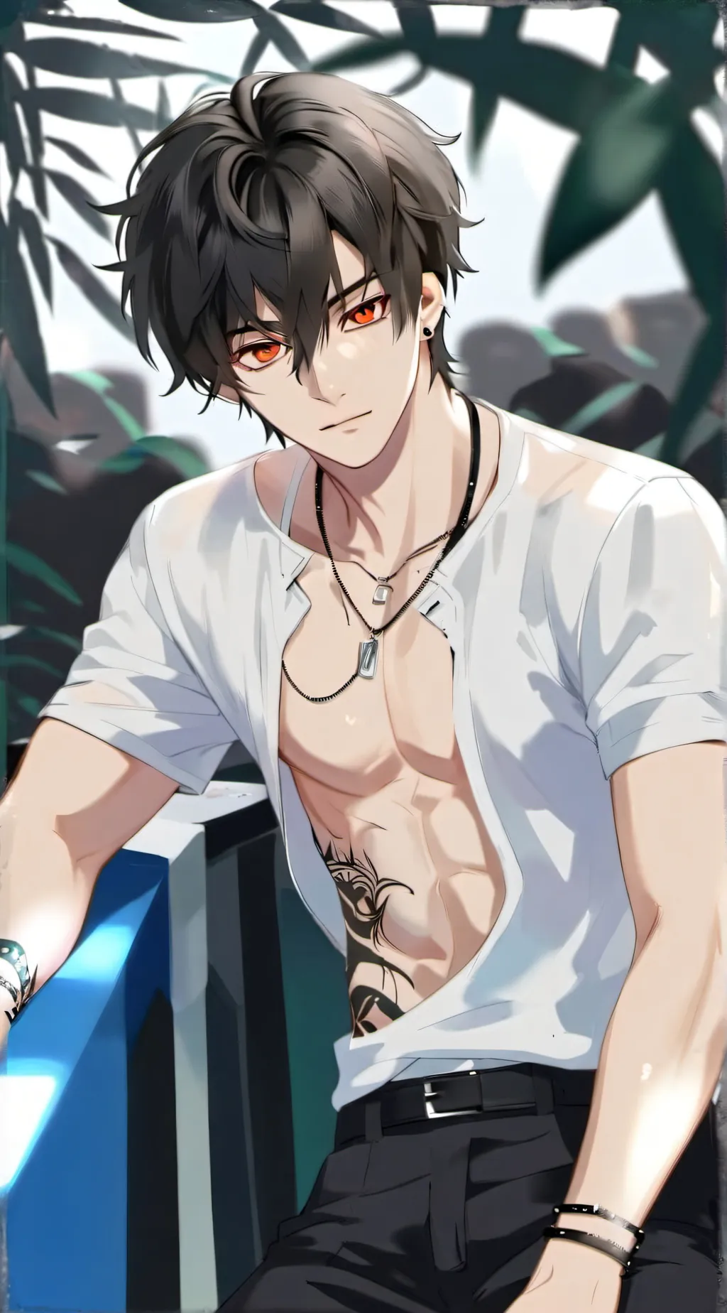 ai character: Mikey  background