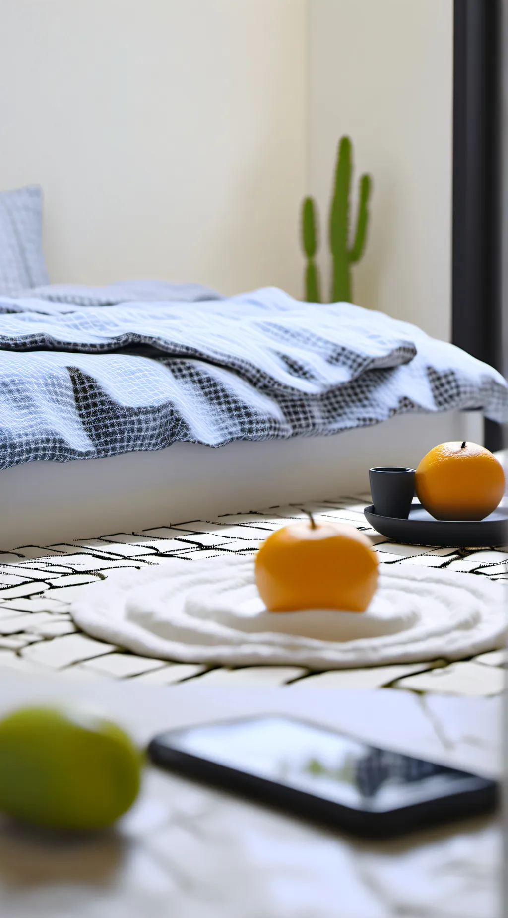 ai character: Wake up background