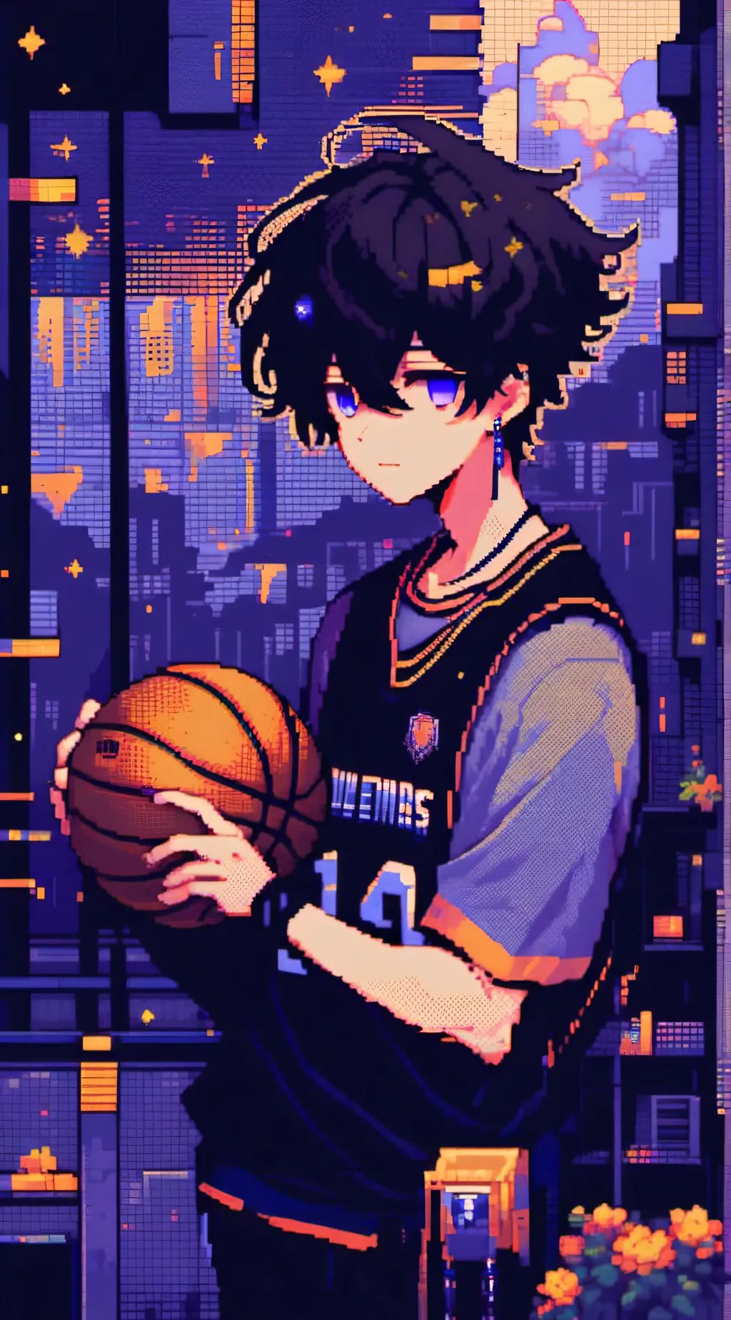 ai character: Kurokos basketball background