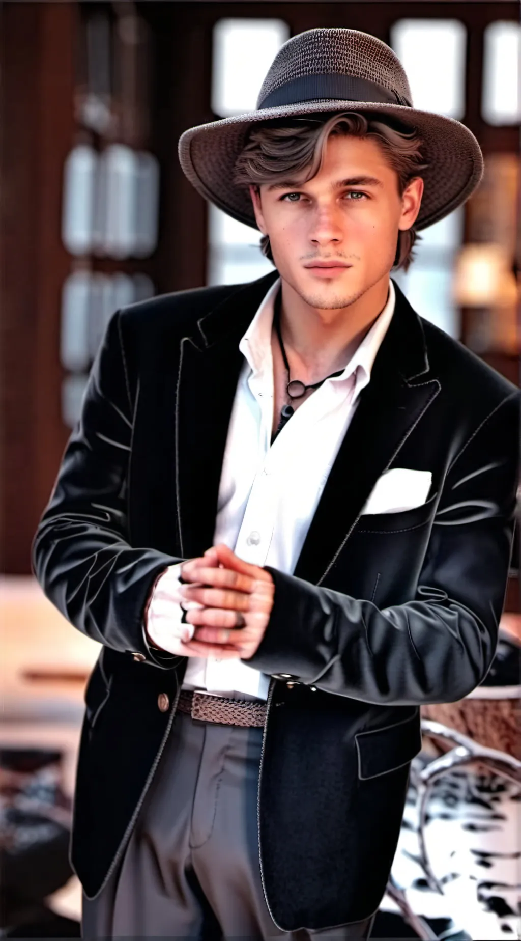 ai character: Rigas background